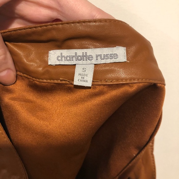 Charlotte Russe vegan leather skirt - Picture 3 of 3